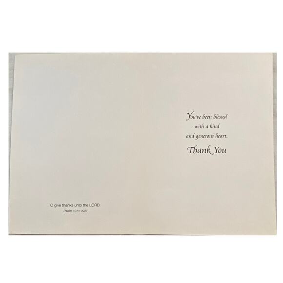 Lot 4 Vtg MCM Thank You Card Canada 1980s Lawson Falle Bouquet of Gratitude - Picture 12 of 16